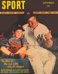 Joe DiMaggio & Son 1946